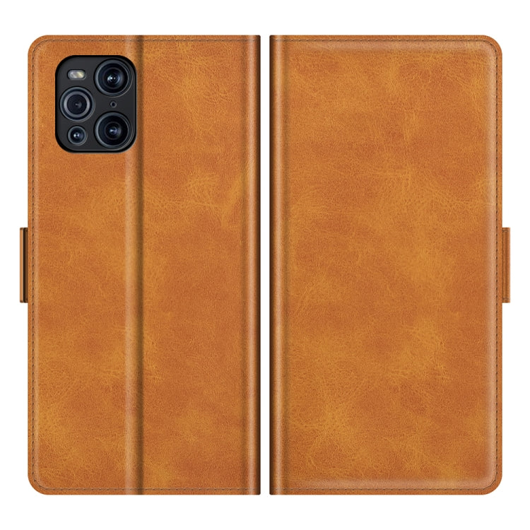 For OPPO Find X3 Pro / Find X3 Dual-side Magnetic Buckle Horizontal Flip Leather Case with Holder & Card Slots & Wallet, For OPPO Find X3 Pro