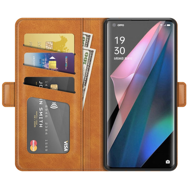 For OPPO Find X3 Pro / Find X3 Dual-side Magnetic Buckle Horizontal Flip Leather Case with Holder & Card Slots & Wallet, For OPPO Find X3 Pro