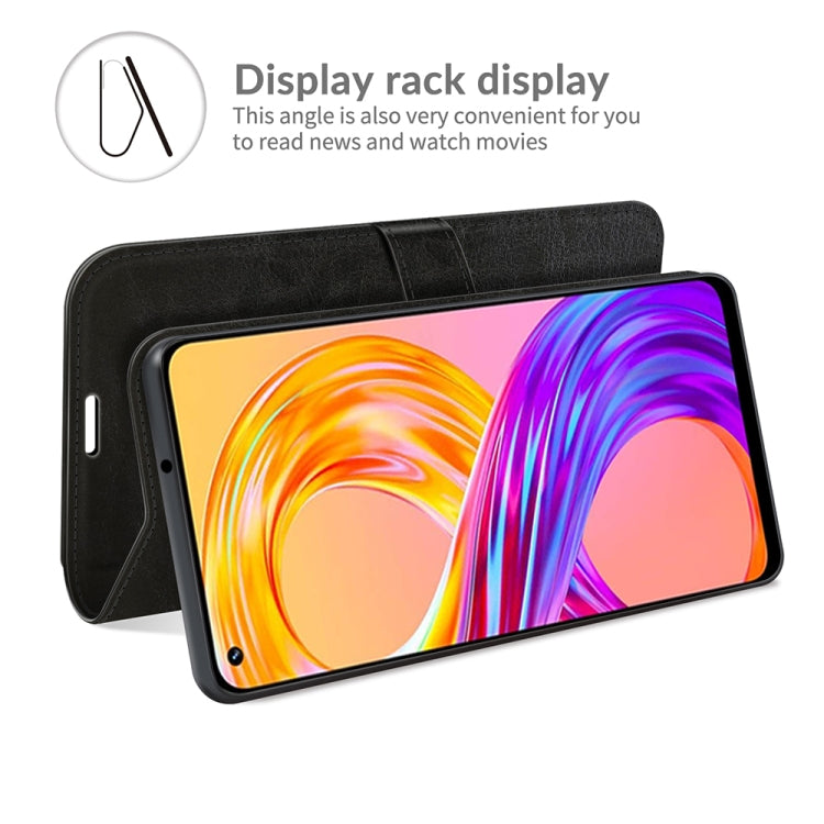 For OPPO Realme 8 / 8 Pro 4G R64 Texture Single Horizontal Flip Protective Case with Holder &amp; Card Slots &amp; Wallet&amp; Photo Frame, For OPPO Realme 8