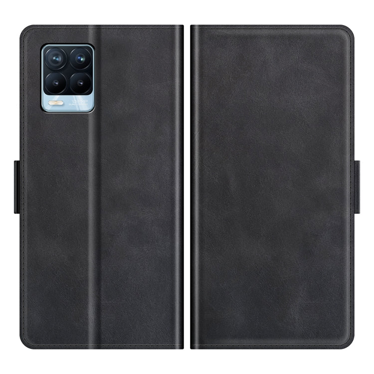 For OPPO Realme 8 / Realme 8 Pro Dual-side Magnetic Buckle Horizontal Flip Leather Case with Holder &amp; Card Slots &amp; Wallet, For OPPO Realme 8