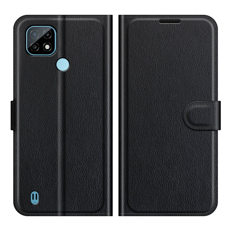 For OPPO Realme C21 Litchi Texture Horizontal Flip Protective Case with Holder & Card Slots & Wallet, For OPPO Realme C21