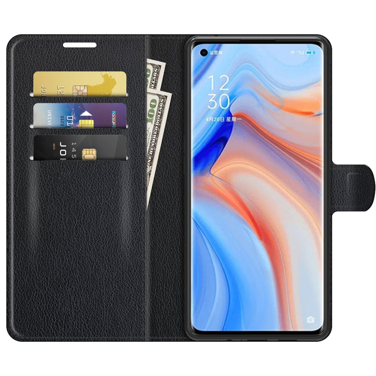 For OPPO Reno5 Pro+ / Find X3 Neo Litchi Texture Horizontal Flip Protective Case with Holder & Card Slots & Wallet, For OPPO Reno5 Pro+