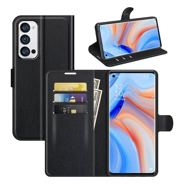 For OPPO Reno5 Pro+ / Find X3 Neo Litchi Texture Horizontal Flip Protective Case with Holder & Card Slots & Wallet, For OPPO Reno5 Pro+