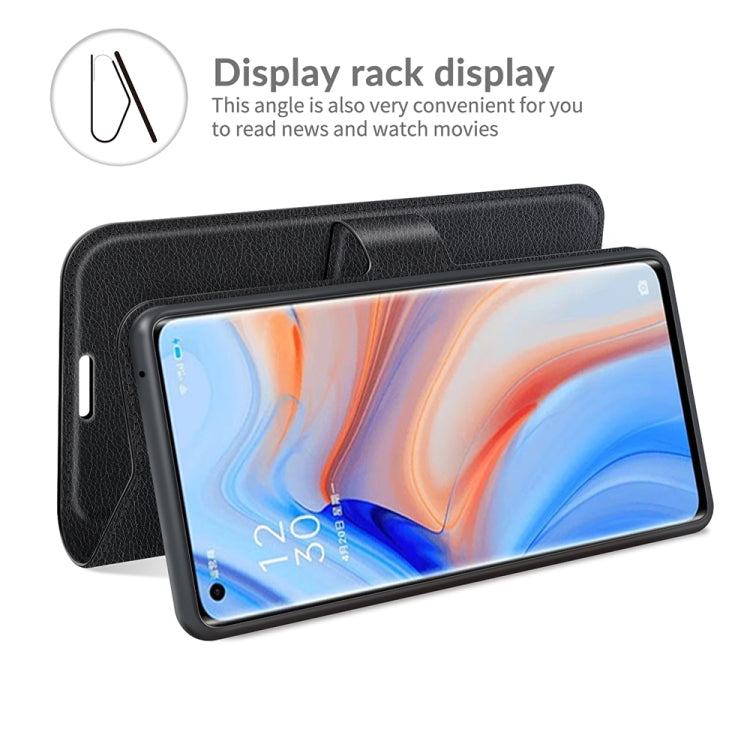 For OPPO Reno5 Pro+ / Find X3 Neo Litchi Texture Horizontal Flip Protective Case with Holder & Card Slots & Wallet, For OPPO Reno5 Pro+