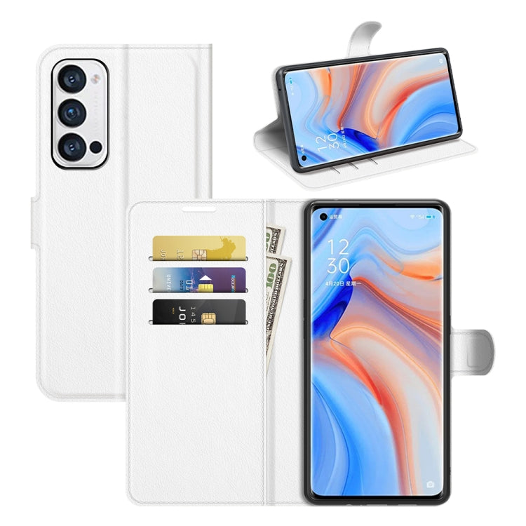 For OPPO Reno5 Pro+ / Find X3 Neo Litchi Texture Horizontal Flip Protective Case with Holder & Card Slots & Wallet, For OPPO Reno5 Pro+