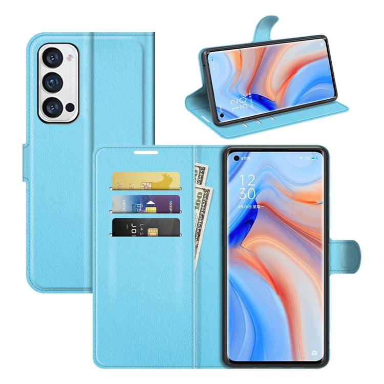 For OPPO Reno5 Pro+ / Find X3 Neo Litchi Texture Horizontal Flip Protective Case with Holder & Card Slots & Wallet, For OPPO Reno5 Pro+