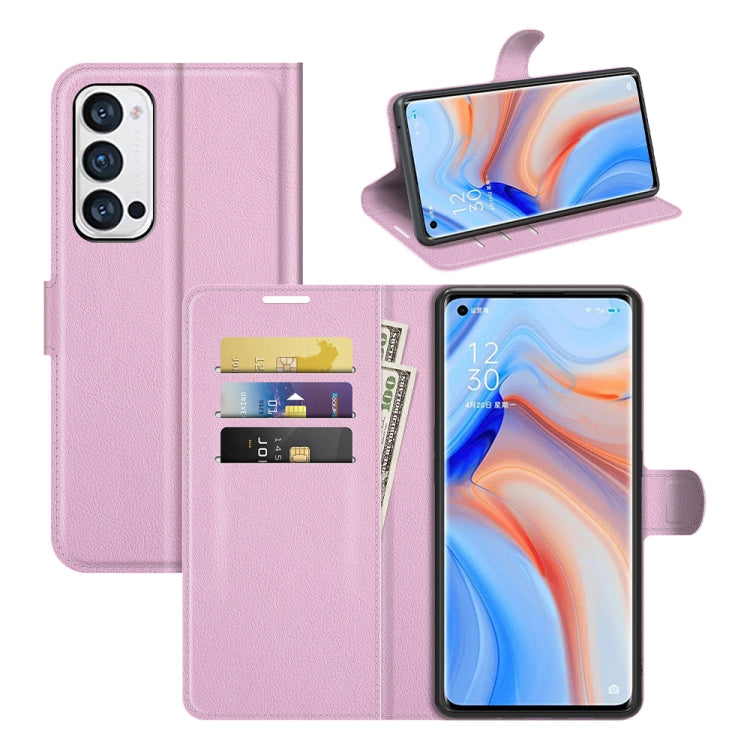 For OPPO Reno5 Pro+ / Find X3 Neo Litchi Texture Horizontal Flip Protective Case with Holder & Card Slots & Wallet, For OPPO Reno5 Pro+