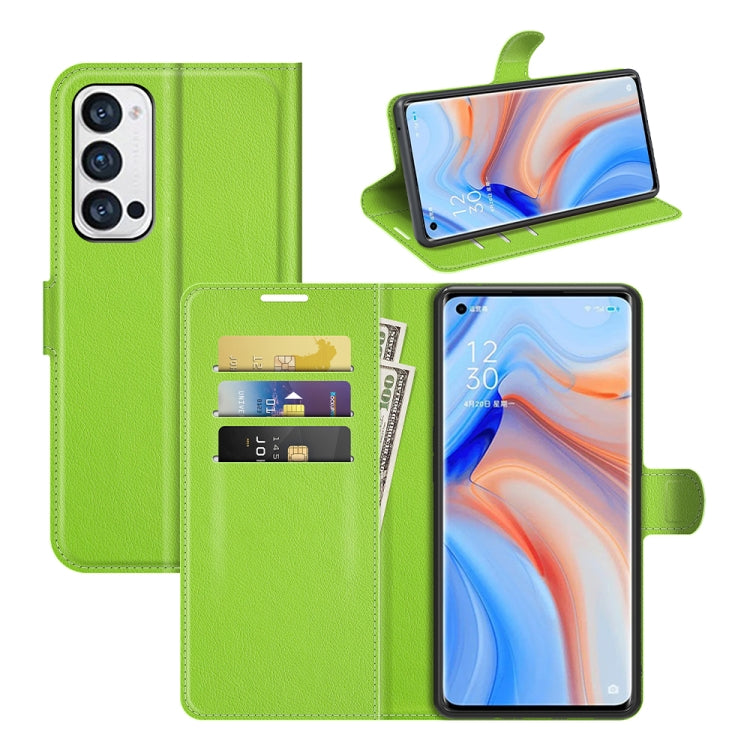 For OPPO Reno5 Pro+ / Find X3 Neo Litchi Texture Horizontal Flip Protective Case with Holder & Card Slots & Wallet, For OPPO Reno5 Pro+