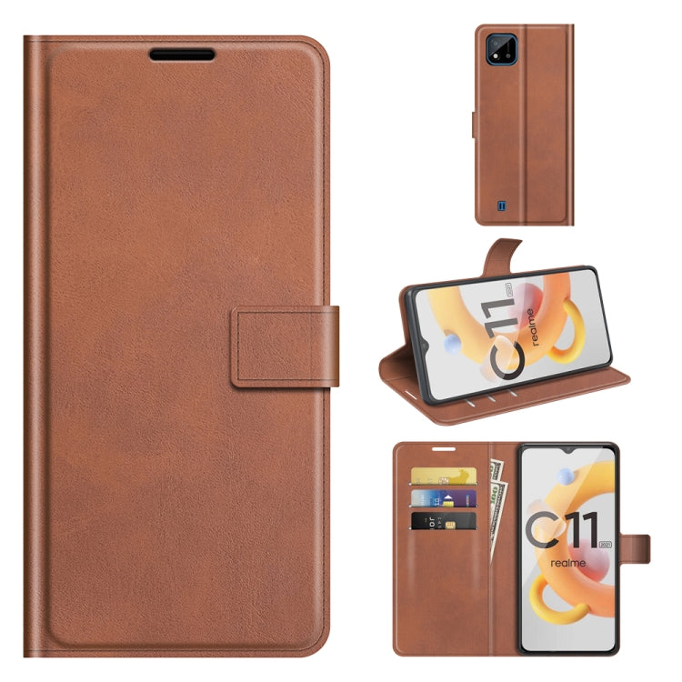 Retro Calf Pattern Buckle Horizontal Flip Leather Case with Holder & Card Slots & Wallet, For OPPO Reno6 5G, For OPPO Reno6 Pro 5G, For OPPO Realme C11 2021, For TCL 20S / 20 5G /20L / 20L+