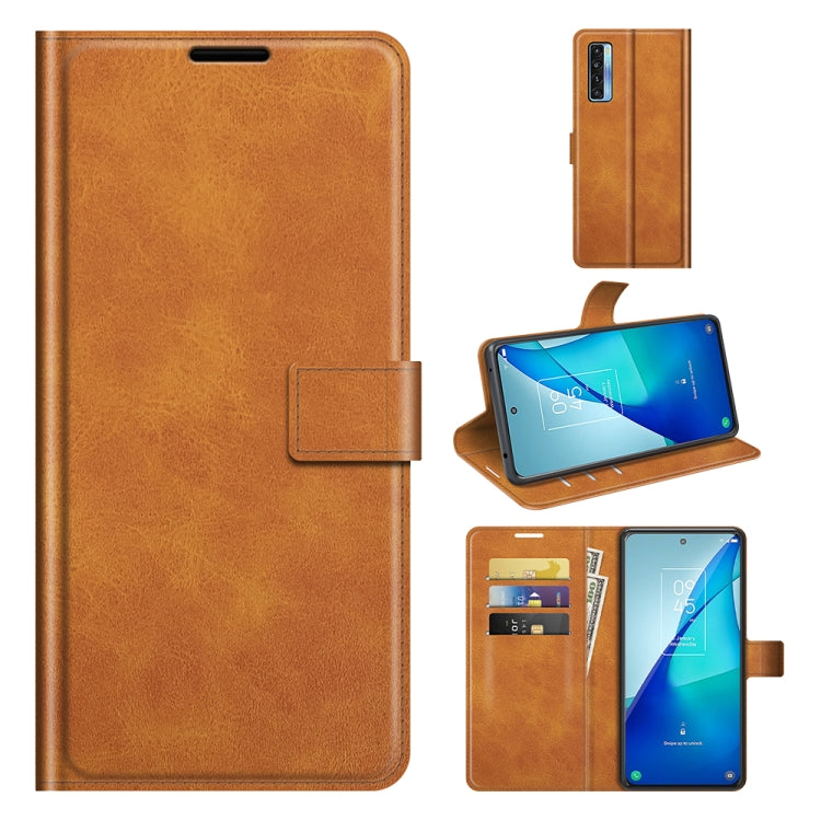 Retro Calf Pattern Buckle Horizontal Flip Leather Case with Holder & Card Slots & Wallet, For OPPO Reno6 5G, For OPPO Reno6 Pro 5G, For OPPO Realme C11 2021, For TCL 20S / 20 5G /20L / 20L+