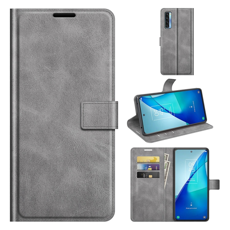 Retro Calf Pattern Buckle Horizontal Flip Leather Case with Holder & Card Slots & Wallet, For OPPO Reno6 5G, For OPPO Reno6 Pro 5G, For OPPO Realme C11 2021, For TCL 20S / 20 5G /20L / 20L+