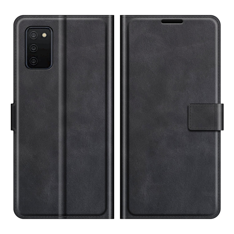 Retro Calf Pattern Buckle Horizontal Flip Leather Case with Holder & Card Slots & Wallet, For Samsung Galaxy A03s 164mm, For Sharp Aquos R6, For ASUS Zenfone 8 ZS590KS, For OPPO A54 4G