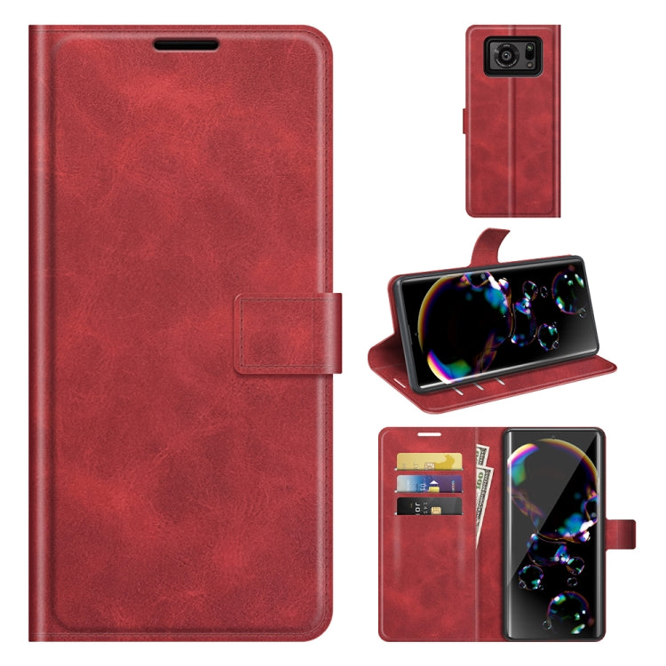 Retro Calf Pattern Buckle Horizontal Flip Leather Case with Holder & Card Slots & Wallet, For Samsung Galaxy A03s 164mm, For Sharp Aquos R6, For ASUS Zenfone 8 ZS590KS, For OPPO A54 4G