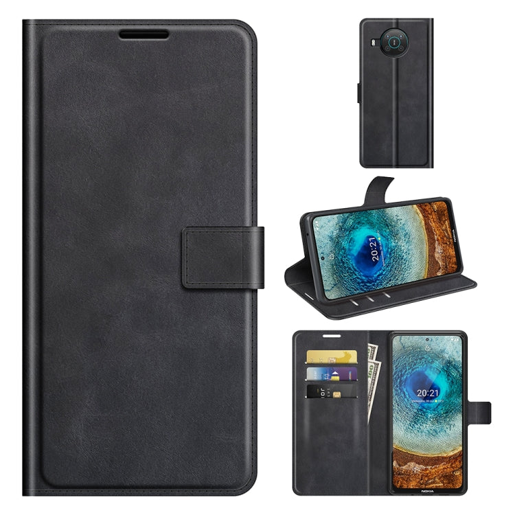 Retro Calf Pattern Buckle Horizontal Flip Leather Case with Holder & Card Slots & Wallet, For Blackview A80 Plus / A80 Pro, For Nokia X10 / X20, For ZTE Libero 5G