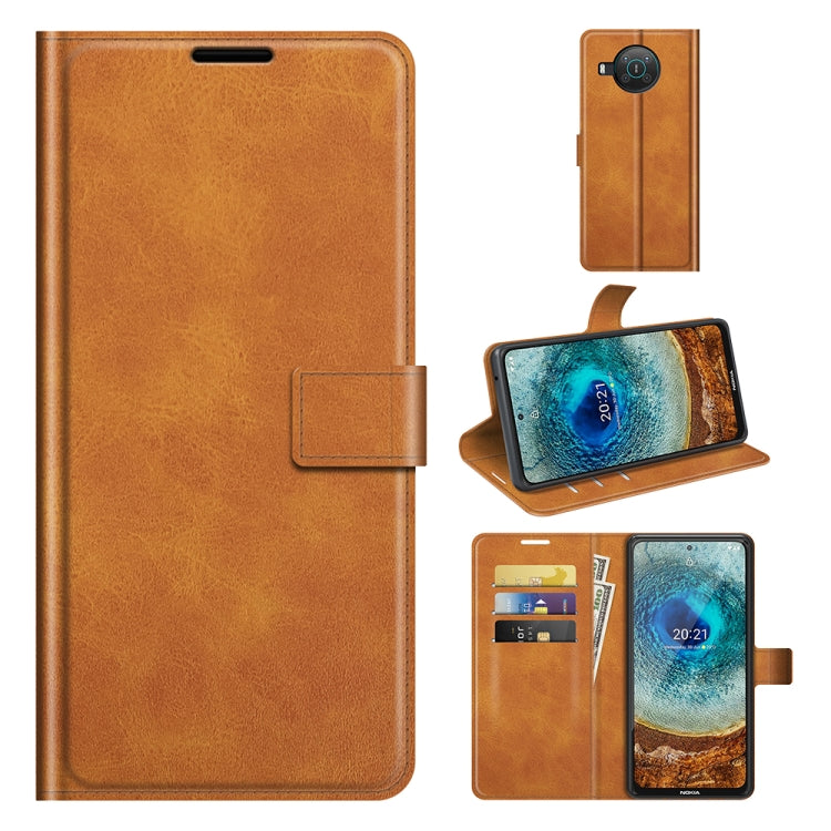 Retro Calf Pattern Buckle Horizontal Flip Leather Case with Holder & Card Slots & Wallet, For Blackview A80 Plus / A80 Pro, For Nokia X10 / X20, For ZTE Libero 5G