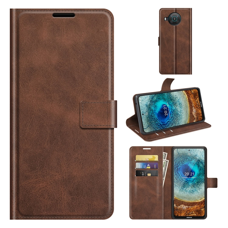 Retro Calf Pattern Buckle Horizontal Flip Leather Case with Holder & Card Slots & Wallet, For Blackview A80 Plus / A80 Pro, For Nokia X10 / X20, For ZTE Libero 5G