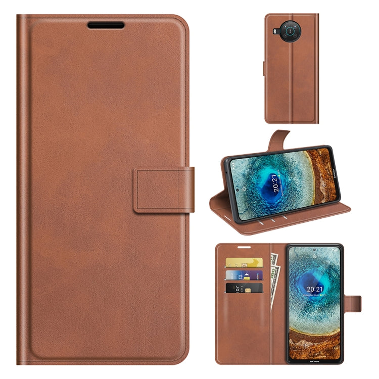 Retro Calf Pattern Buckle Horizontal Flip Leather Case with Holder & Card Slots & Wallet, For Blackview A80 Plus / A80 Pro, For Nokia X10 / X20, For ZTE Libero 5G