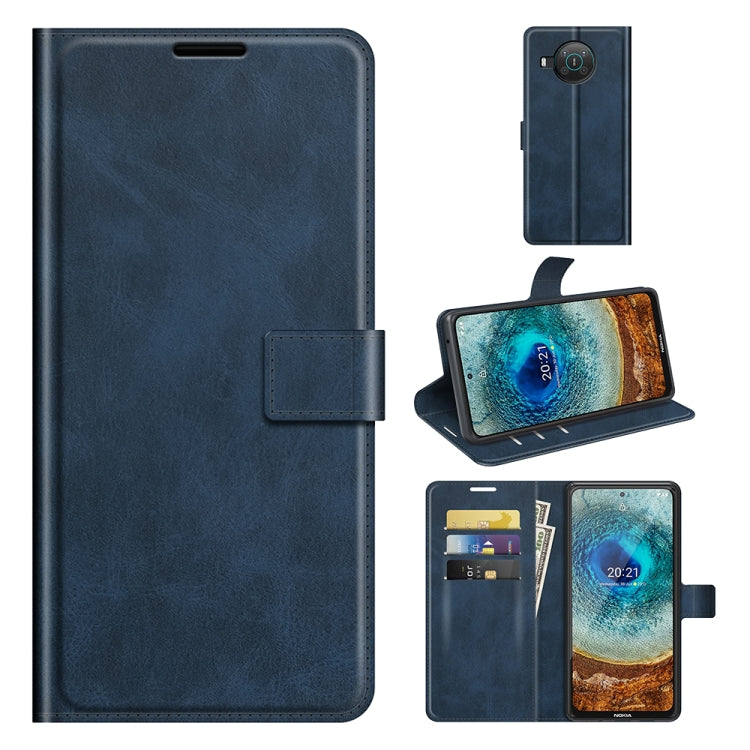 Retro Calf Pattern Buckle Horizontal Flip Leather Case with Holder & Card Slots & Wallet, For Blackview A80 Plus / A80 Pro, For Nokia X10 / X20, For ZTE Libero 5G