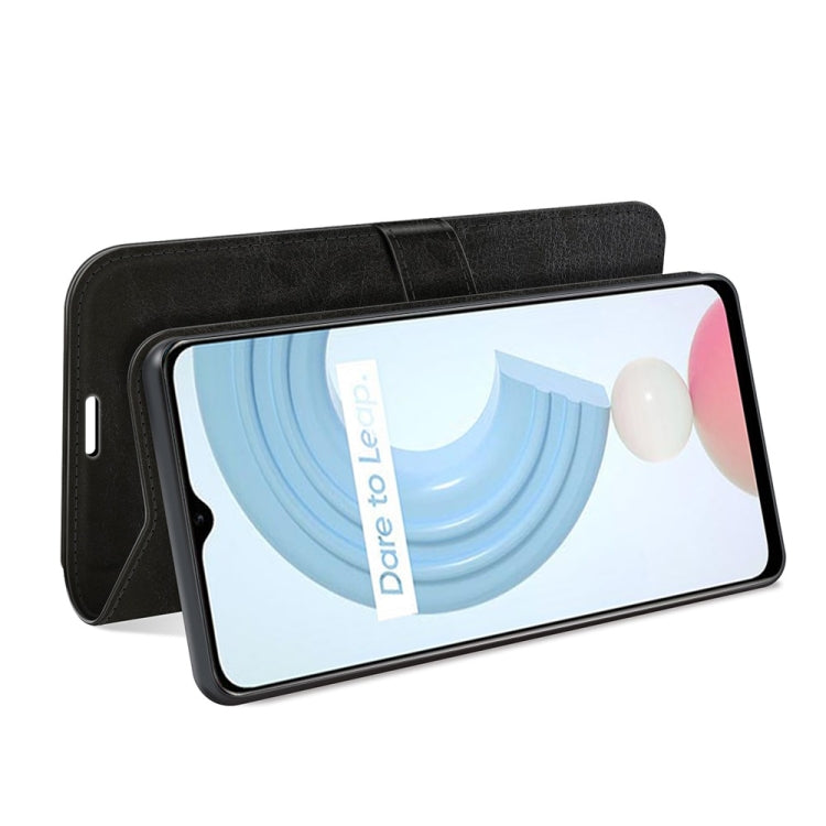 For OPPO Realme C21Y R64 Texture Single Horizontal Flip Protective Case with Holder & Card Slots & Wallet& Photo Frame, For OPPO Realme C21Y