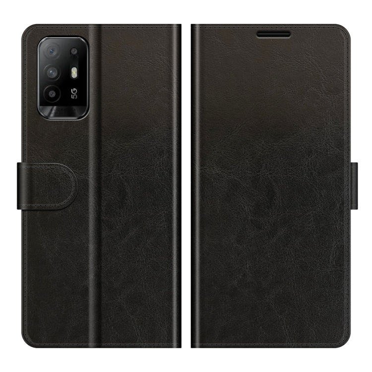 For OPPO A94 5G / F19 Pro+ 5G / Reno5 Z R64 Texture Single Horizontal Flip Protective Case with Holder & Card Slots & Wallet& Photo Frame, For OPPO A94 5G