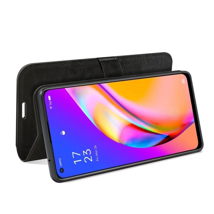 For OPPO A94 5G / F19 Pro+ 5G / Reno5 Z R64 Texture Single Horizontal Flip Protective Case with Holder & Card Slots & Wallet& Photo Frame, For OPPO A94 5G