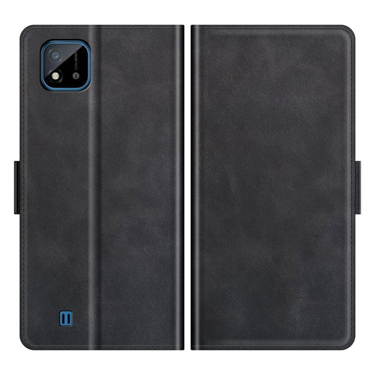 ForOPPO Realme C11 2021 Dual-side Magnetic Buckle Horizontal Flip Leather Case with Holder & Card Slots & Wallet, For OPPO Realme C11 2021