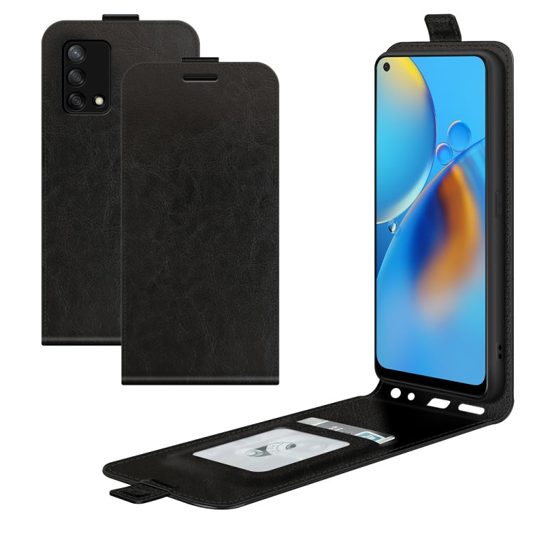 For OPPO Realme GT 5G / Realme Q3 Pro 5G R64 Texture Single Vertical Flip Leather Protective Case with Card Slots & Photo Frame, For OPPO Realme GT 5G