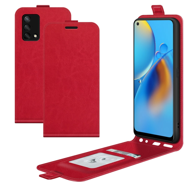 For OPPO Realme GT 5G / Realme Q3 Pro 5G R64 Texture Single Vertical Flip Leather Protective Case with Card Slots & Photo Frame, For OPPO Realme GT 5G