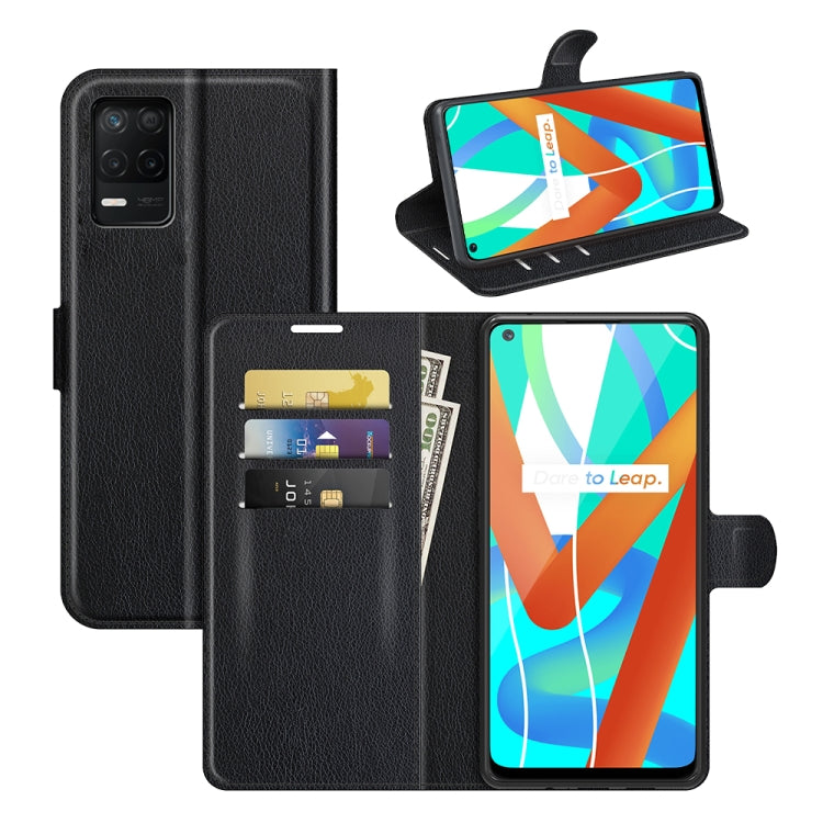 For OPPO Realme V13 5G / Realme 8 5G / Q3i 5G / Q3 5G Litchi Texture Horizontal Flip Protective Case with Holder & Card Slots & Wallet, For OPPO Realme V13 5G