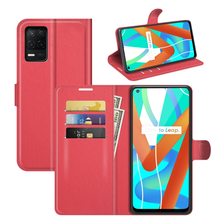 For OPPO Realme V13 5G / Realme 8 5G / Q3i 5G / Q3 5G Litchi Texture Horizontal Flip Protective Case with Holder & Card Slots & Wallet, For OPPO Realme V13 5G