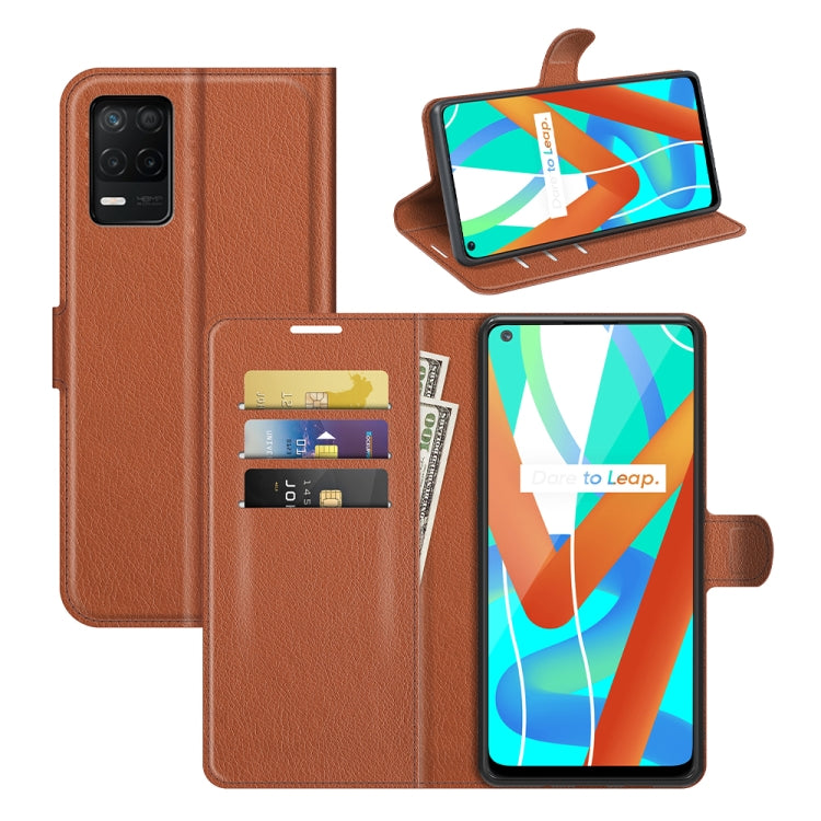 For OPPO Realme V13 5G / Realme 8 5G / Q3i 5G / Q3 5G Litchi Texture Horizontal Flip Protective Case with Holder & Card Slots & Wallet, For OPPO Realme V13 5G