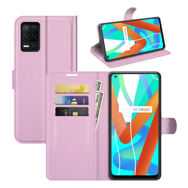 For OPPO Realme V13 5G / Realme 8 5G / Q3i 5G / Q3 5G Litchi Texture Horizontal Flip Protective Case with Holder & Card Slots & Wallet, For OPPO Realme V13 5G