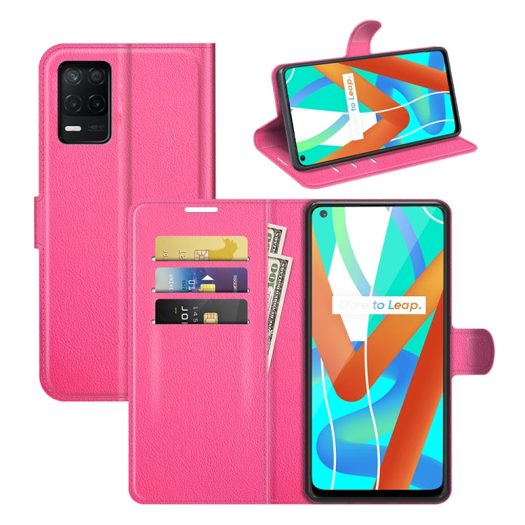 For OPPO Realme V13 5G / Realme 8 5G / Q3i 5G / Q3 5G Litchi Texture Horizontal Flip Protective Case with Holder & Card Slots & Wallet, For OPPO Realme V13 5G