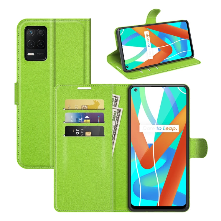 For OPPO Realme V13 5G / Realme 8 5G / Q3i 5G / Q3 5G Litchi Texture Horizontal Flip Protective Case with Holder & Card Slots & Wallet, For OPPO Realme V13 5G