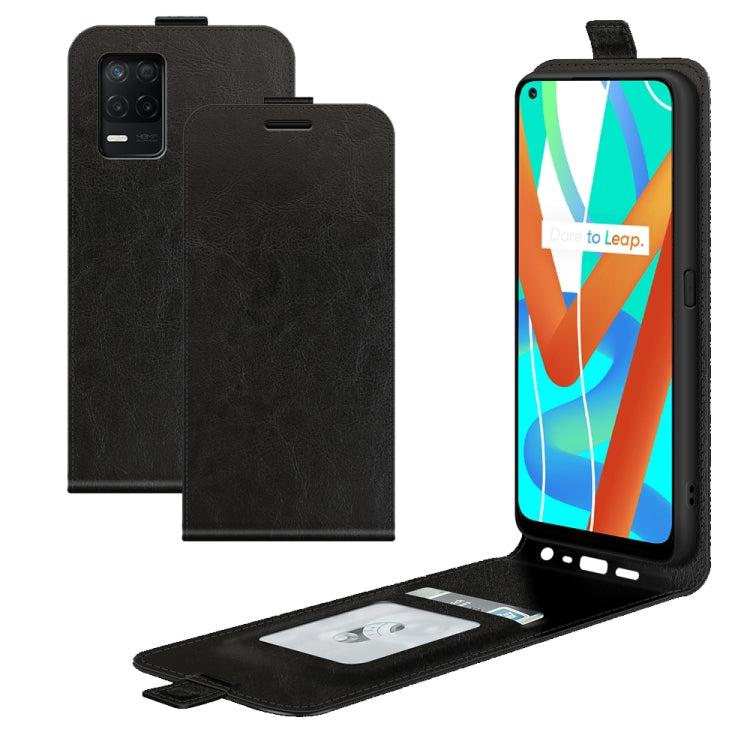 For OPPO Realme V13 5G / Realme 8 5G / Q3i 5G / Q3 5G R64 Texture Single Vertical Flip Leather Protective Case with Card Slots & Photo Frame, For OPPO Realme V13 5G