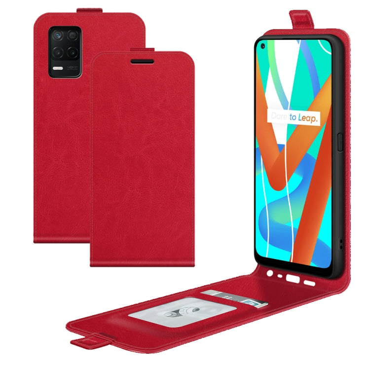 For OPPO Realme V13 5G / Realme 8 5G / Q3i 5G / Q3 5G R64 Texture Single Vertical Flip Leather Protective Case with Card Slots & Photo Frame, For OPPO Realme V13 5G