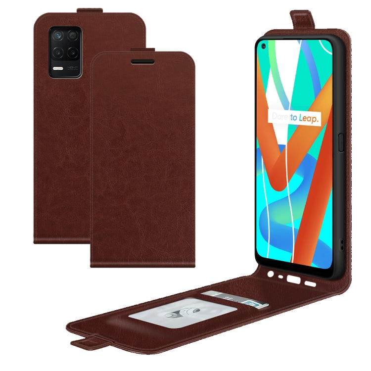 For OPPO Realme V13 5G / Realme 8 5G / Q3i 5G / Q3 5G R64 Texture Single Vertical Flip Leather Protective Case with Card Slots & Photo Frame, For OPPO Realme V13 5G