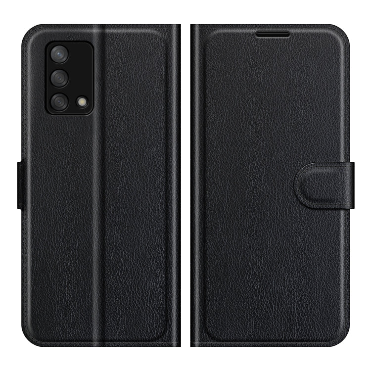 For OPPO F19 / A74 4G Litchi Texture Horizontal Flip Protective Case with Holder & Card Slots & Wallet, For OPPO F19 / A74 4G