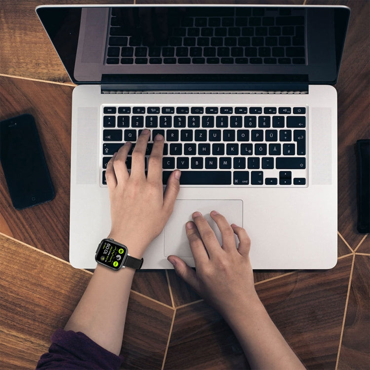 Leather Replacement Strap Watchband For Apple Watch Series, 7 41mm / 6&amp;SE&amp;5&amp;4 40mm / 3&amp;2&amp;1 38mm, 7 45mm / 6&amp;SE&amp;5&amp;4 44mm / 3&amp;2&amp;1 42mm