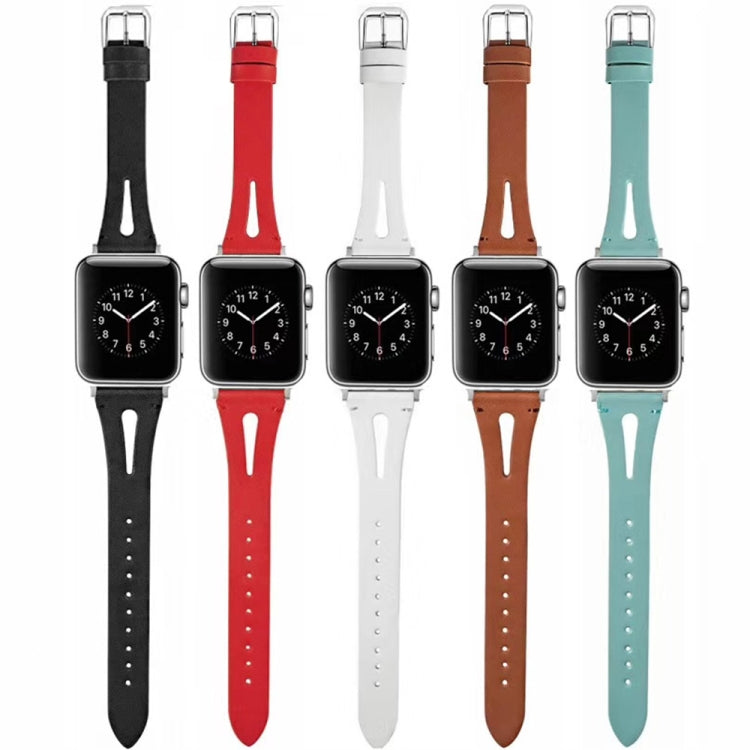 Leather Strap For Apple Watch Series, 7 41mm / 6&amp;SE&amp;5&amp;4 40mm / 3&amp;2&amp;1 38mm, 7 45mm / 6&amp;SE&amp;5&amp;4 44mm / 3&amp;2&amp;1 42mm