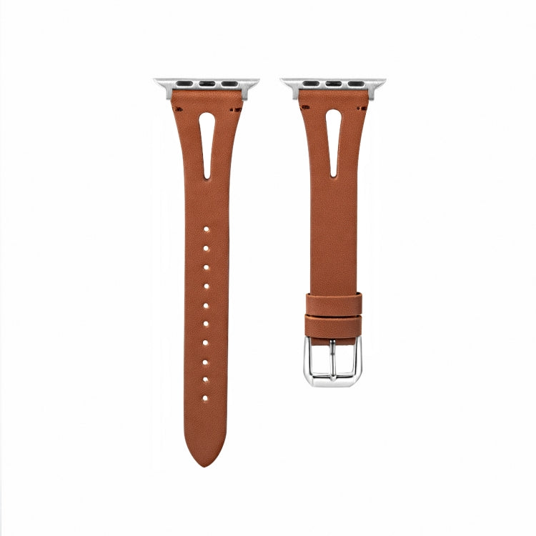 Leather Strap For Apple Watch Series, 7 41mm / 6&amp;SE&amp;5&amp;4 40mm / 3&amp;2&amp;1 38mm, 7 45mm / 6&amp;SE&amp;5&amp;4 44mm / 3&amp;2&amp;1 42mm