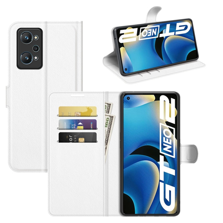 For OPPO Realme GT Neo2 Litchi Texture Horizontal Flip Protective Case with Holder & Card Slots & Wallet, For OPPO Realme GT Neo2