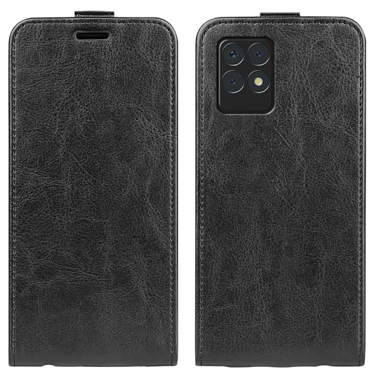 For OPPO Realme 8i R64 Texture Single Vertical Flip Leather Protective Case with Card Slots &amp; Photo Frame, For OPPO Realme 8i