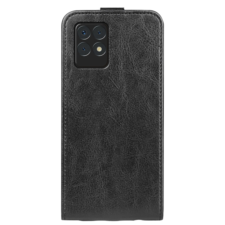 For OPPO Realme 8i R64 Texture Single Vertical Flip Leather Protective Case with Card Slots & Photo Frame, For OPPO Realme 8i