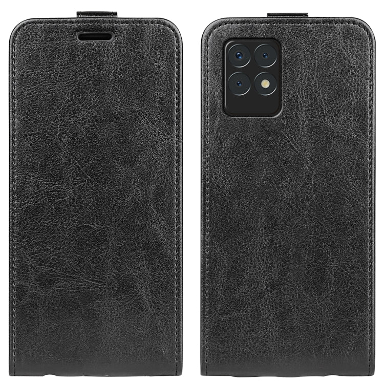 For OPPO Realme 8i R64 Texture Single Vertical Flip Leather Protective Case with Card Slots & Photo Frame, For OPPO Realme 8i