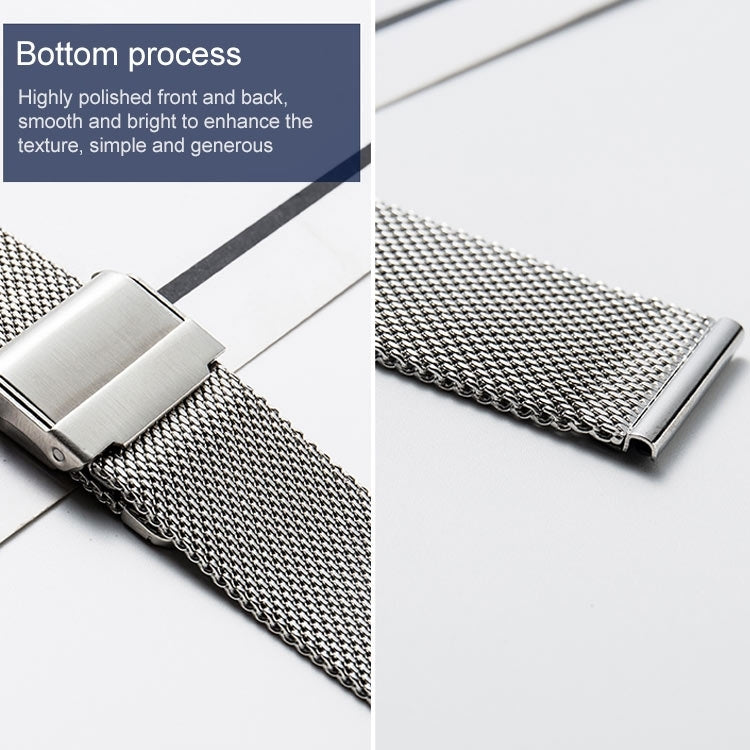 Milan Meta Watchband For Apple Watch Series, 7 41mm / 6&amp;SE&amp;5&amp;4 40mm / 3&amp;2&amp;1 38mm, 7 45mm / 6&amp;SE&amp;5&amp;4 44mm / 3&amp;2&amp;1 42mm