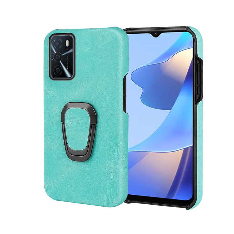 Ring Holder PU Phone Case For OPPO A16 / A16S / A54S, For OPPO A16 / A16S