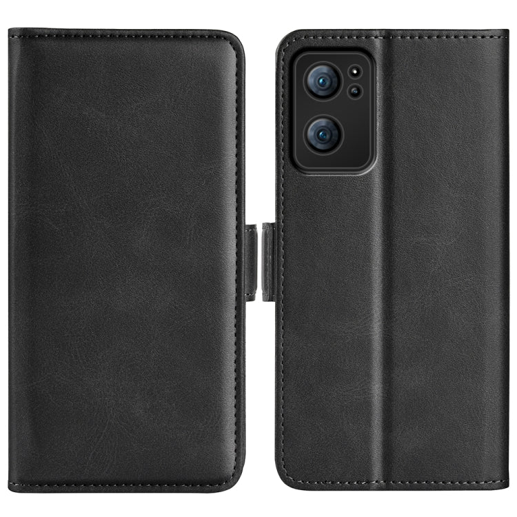 For OPPO Reno7 5G Dual-side Magnetic Buckle Horizontal Flip Leather Case with Holder & Card Slots & Wallet, For OPPO Reno7 5G