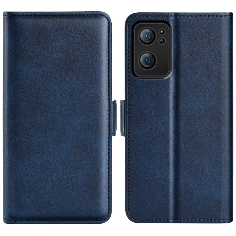 For OPPO Reno7 5G Dual-side Magnetic Buckle Horizontal Flip Leather Case with Holder & Card Slots & Wallet, For OPPO Reno7 5G