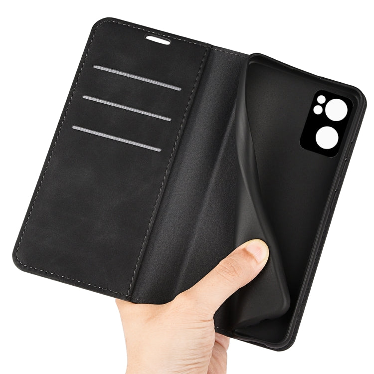 For OPPO Reno 7 5G Retro-skin Magnetic Suction Leather Phone Case, For OPPO Reno7 5G